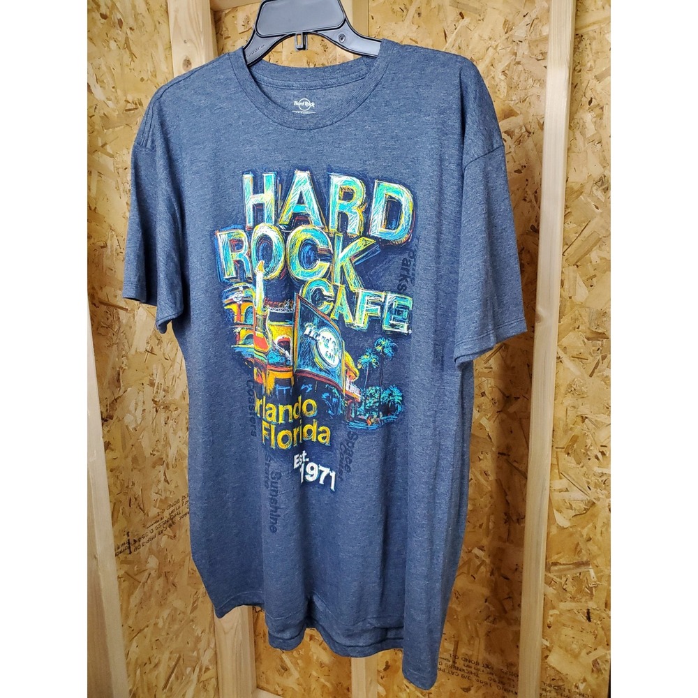 XL T-shirt Hard Rock Cafe Orlando Florida With Guitar Palm Trees Limited Edition